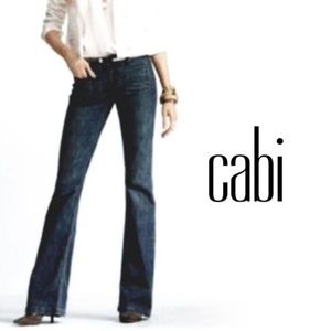 CAbi Wide Leg Mid Rise Bootcut Plus Size Jeans